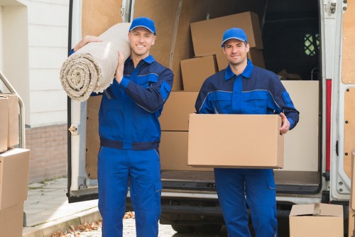 Removal team supporting a home move in Bow