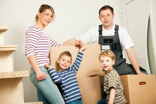 Local movers handling a residential move in Bow