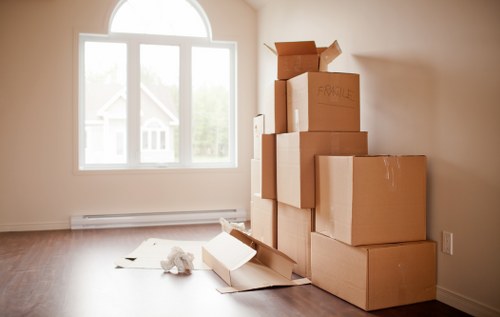 Local furniture collection for a flat with stair access in Bow