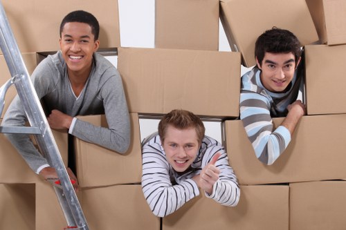 Moving support for flats and apartments in Bow with careful handling