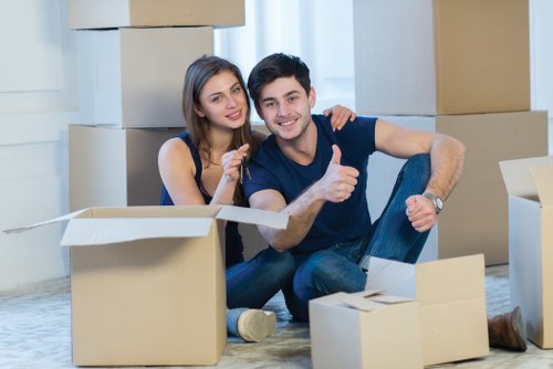 Reliable man and van service in Bow preparing for a careful move