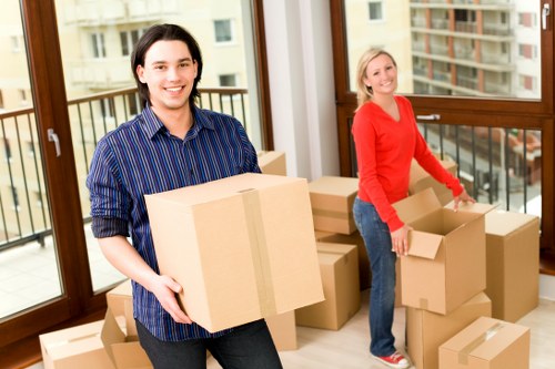 Commercial furniture removal from an office near Bow