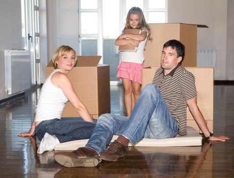 Packing materials and protective wrapping used by a removal company in Bow